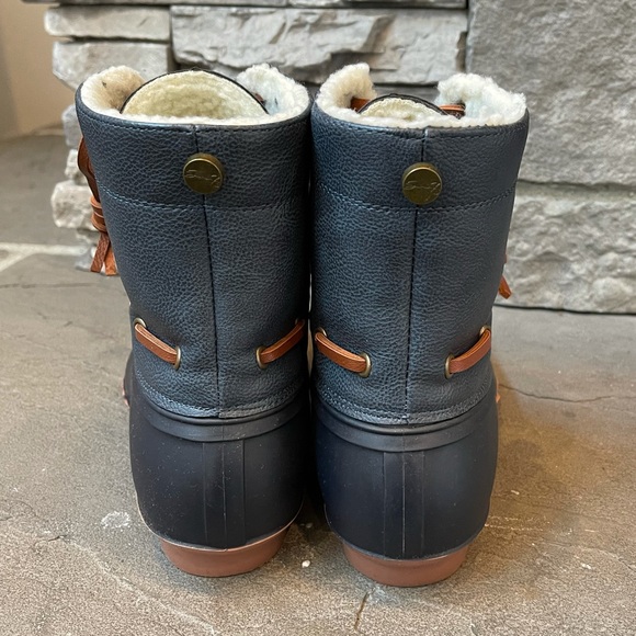 Seven7 Hollis Duck Boot Women’s Navy Blue Size 8 - Picture 5 of 8